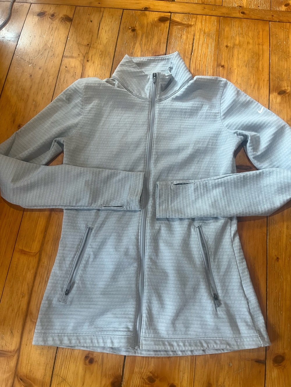 Grey Nike golf zip up